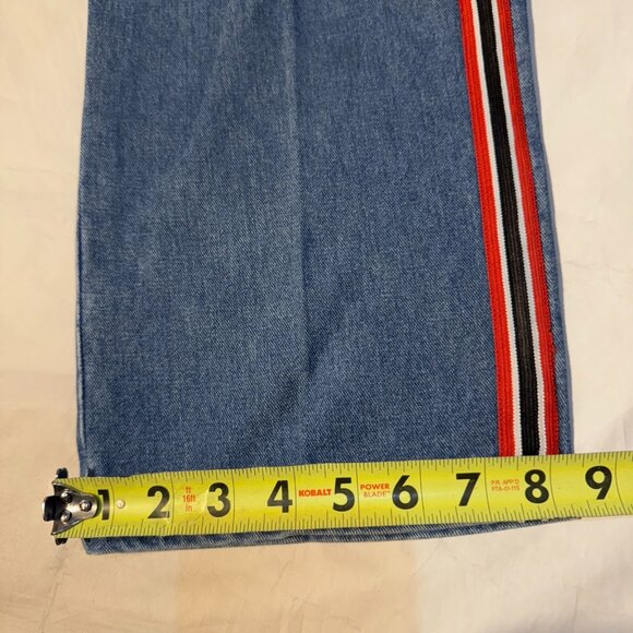 Vintage Mickey For Kids Minnie & Mickey Mouse Jeans Size 14 Embroidered Ribbon - Picture 4 of 10